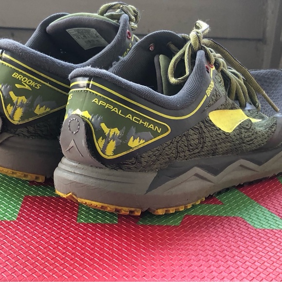 Brooks 1102721D310 Appalachian Men’s Grey Lime Athletic Runing Shoes Size 12D - Picture 6 of 11